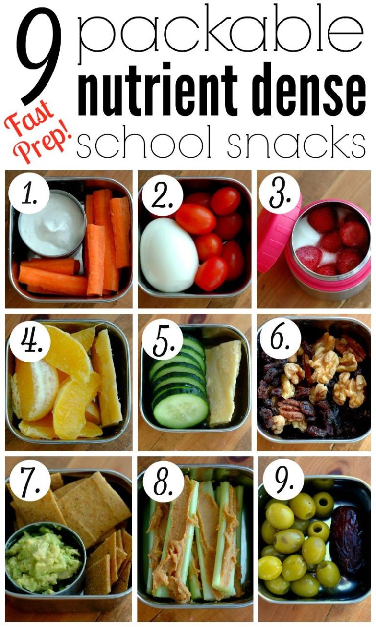 Simple Healthy Snack Ideas For Work