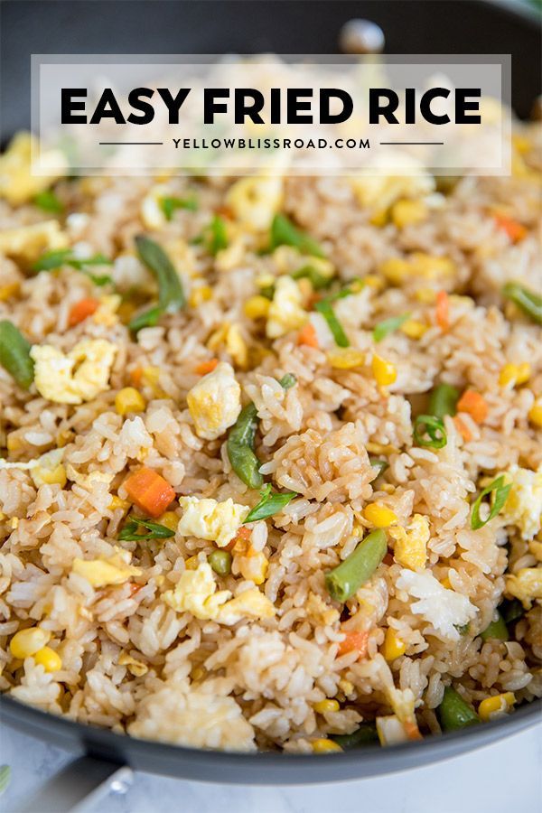 Simple Rice Recipes For Dinner