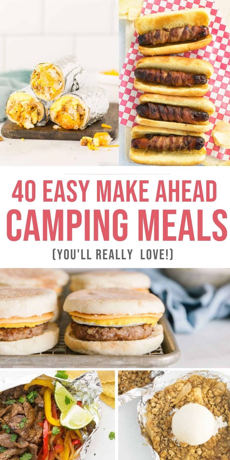 Make Ahead Camping Meals