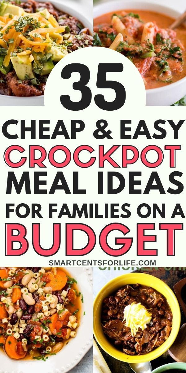 Budget Friendly Crockpot Meals