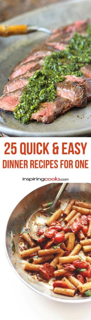 Easy Dinner Recipe For One Person