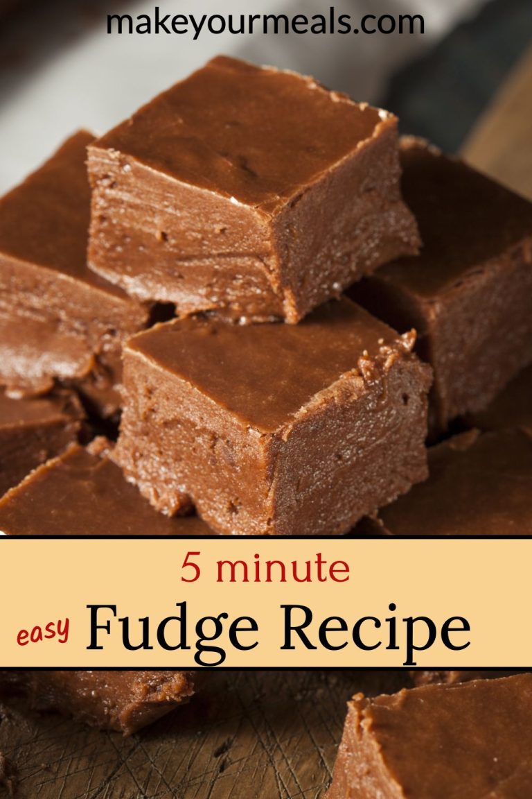 Easy Fudge Recipe