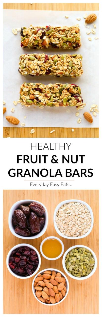 Easy Granola Bars Without Nuts