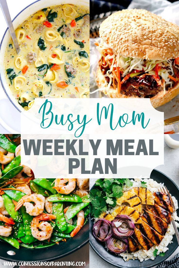 Easy Family Meals For A Week