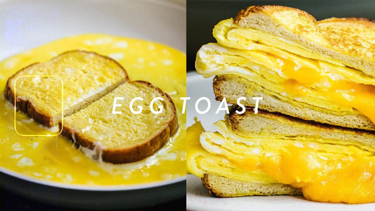 Breakfast Idea With Bread And Egg