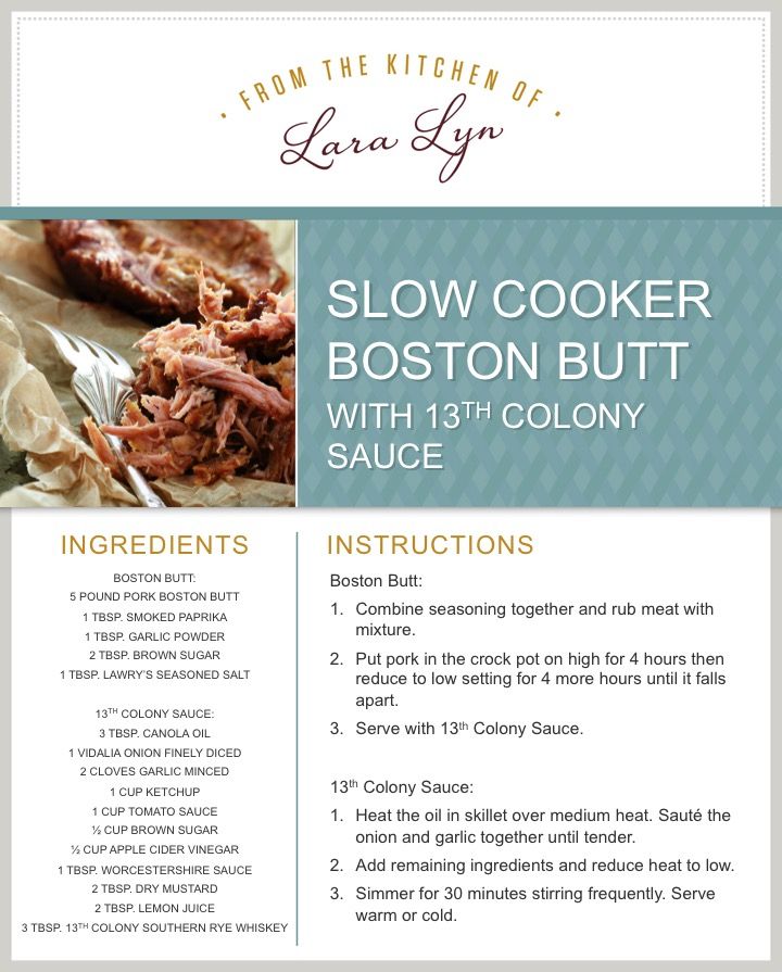 How To Cook A Boston Butt In A Slow Cooker