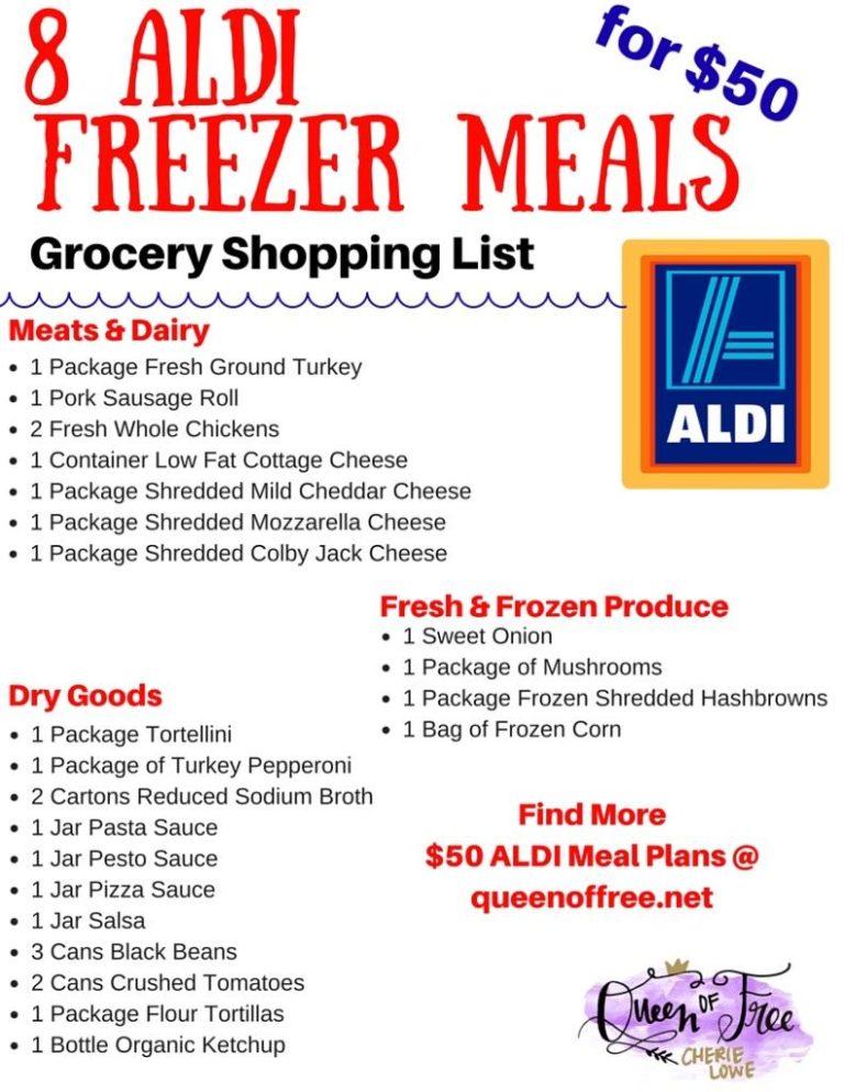 Cheap Aldi Meal Ideas