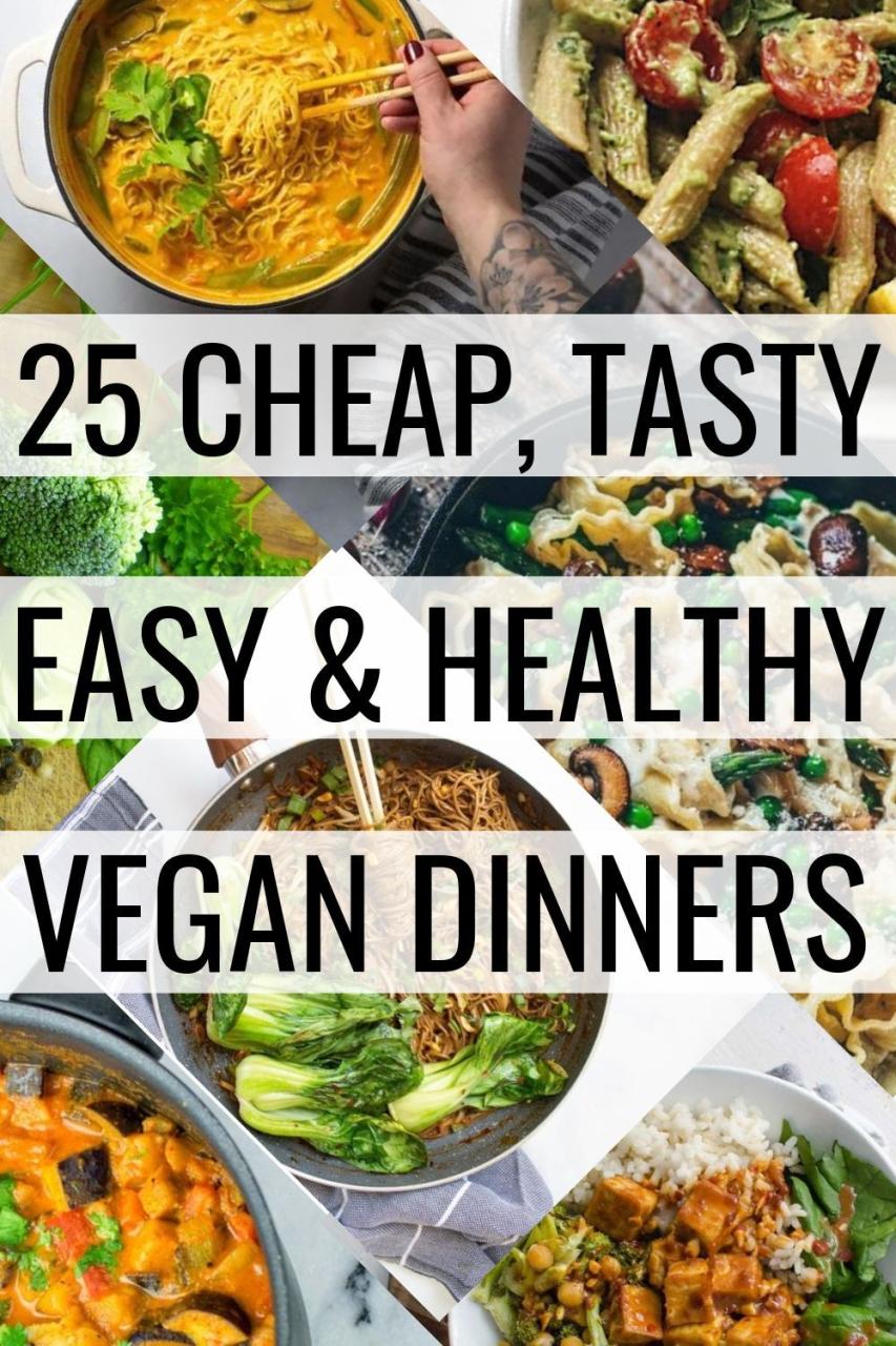 Easy Cheap Vegan Dinner