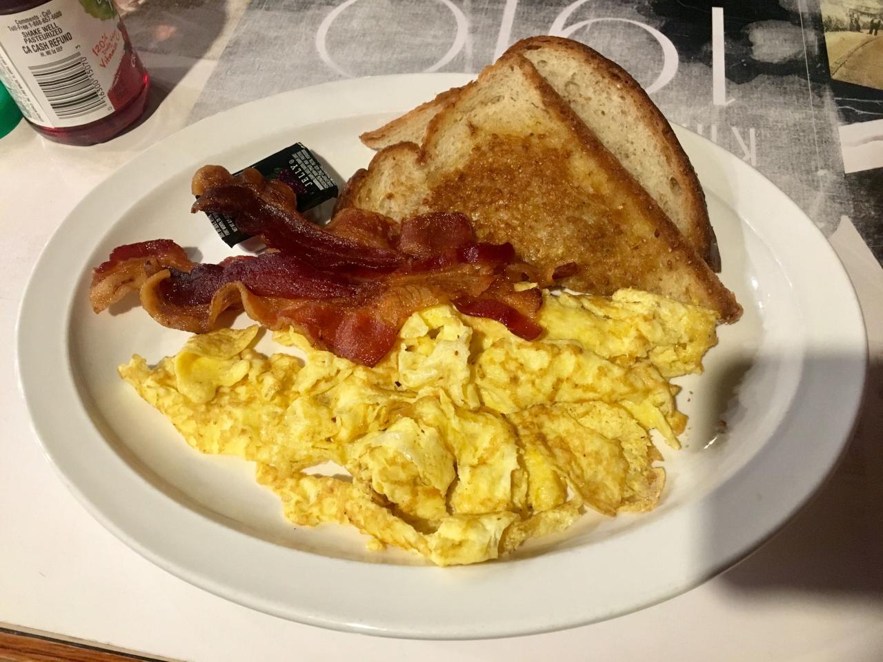 Breakfast Ideas With Eggs Bacon And Toast