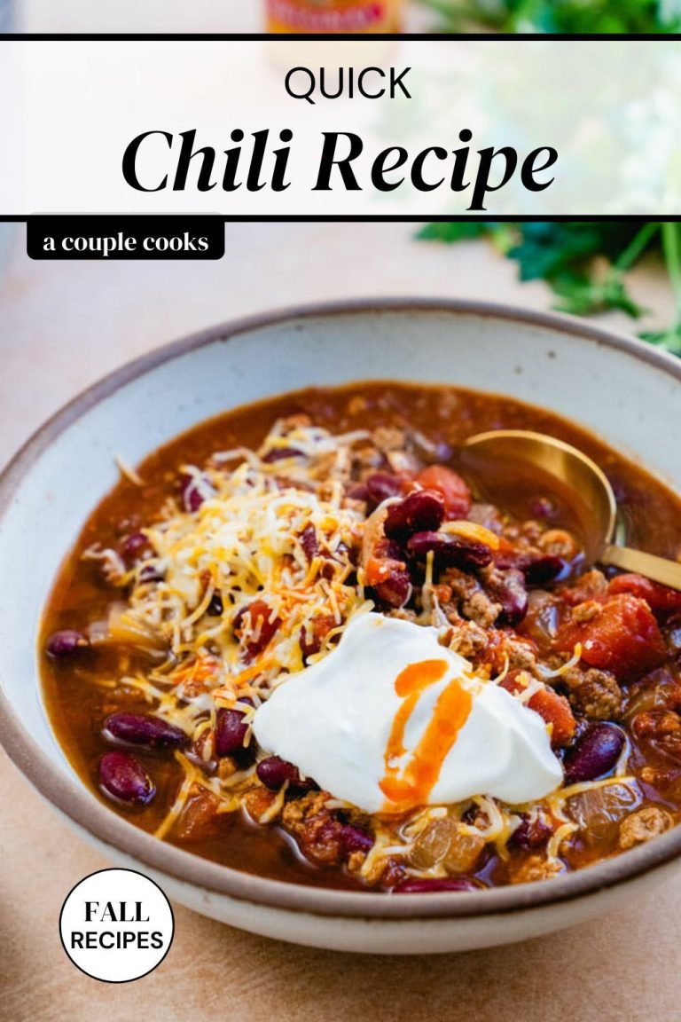 Quick Chili Recipe