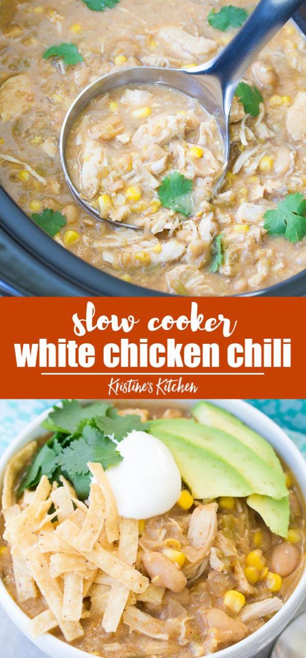 Low Fat Chicken Chili Recipe Slow Cooker