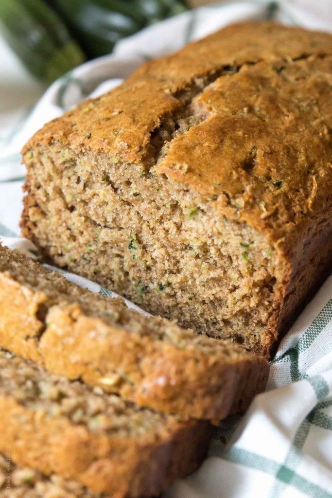 Healthy Zucchini Bread With Applesauce And Honey