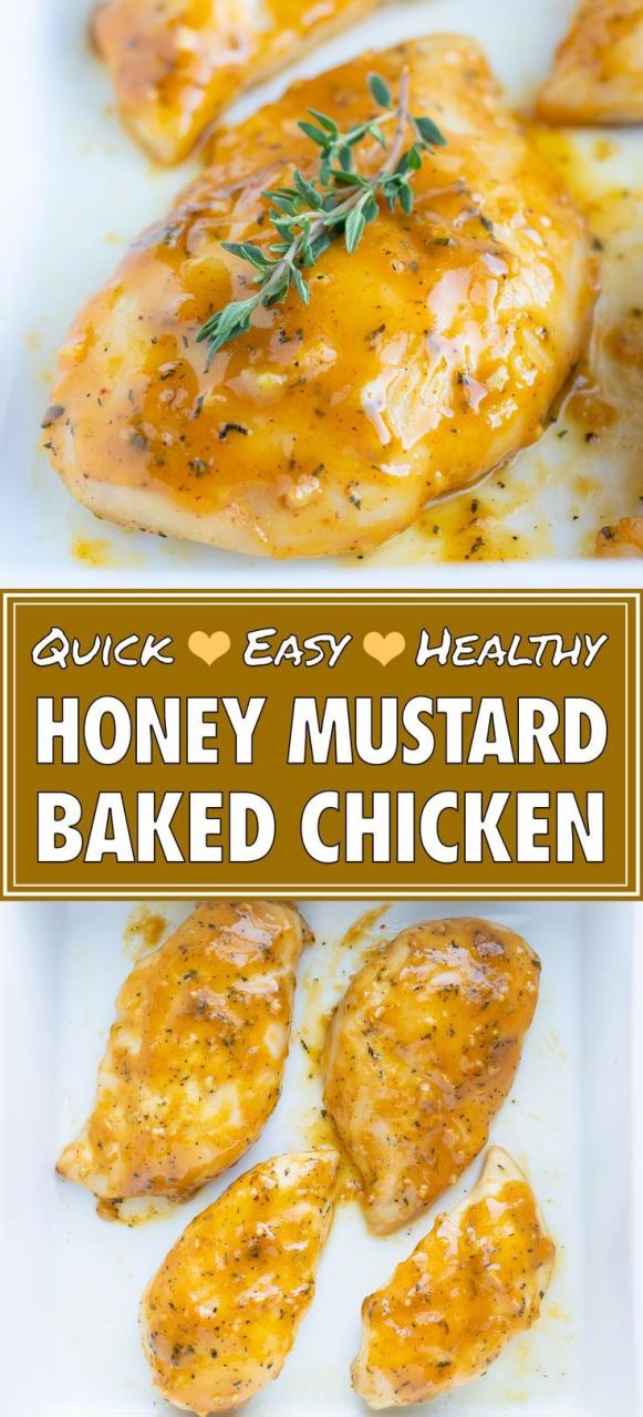 Healthy Baked Chicken Breast Recipes With Honey