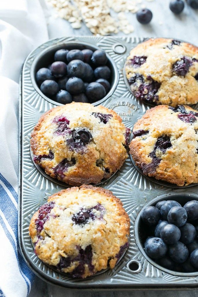 Healthy Blueberry Muffin Recipe With Oatmeal