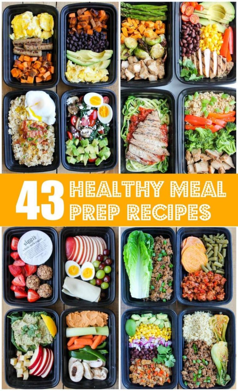 Easy Meal Prep Ideas Breakfast Lunch And Dinner