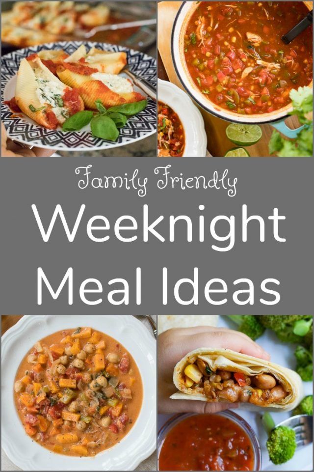 Easy Healthy Weekday Family Dinners