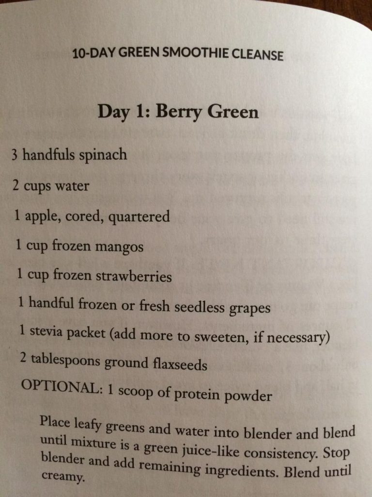 Green Smoothie Recipe For Cleanse