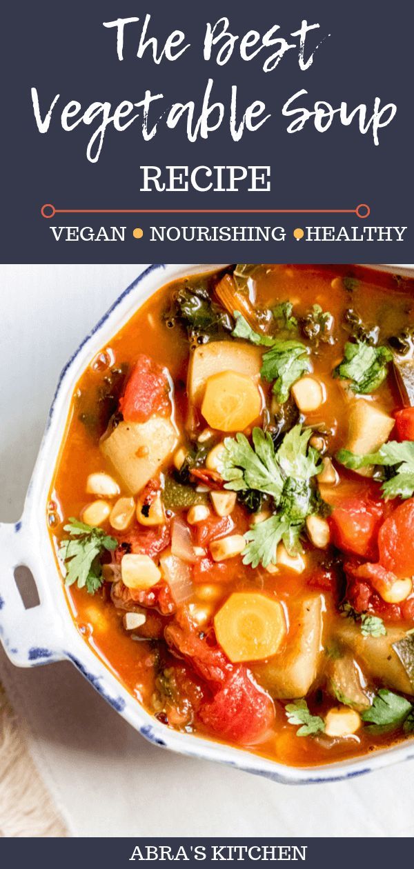 Easy Healthy Vegetarian Soups