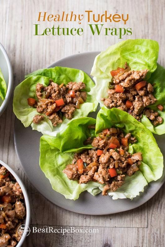 Healthy Ground Turkey Recipes Lettuce Wraps