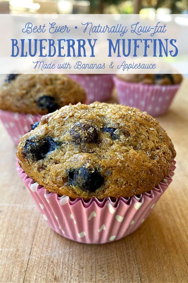 Low Fat Blueberry Muffins With Applesauce