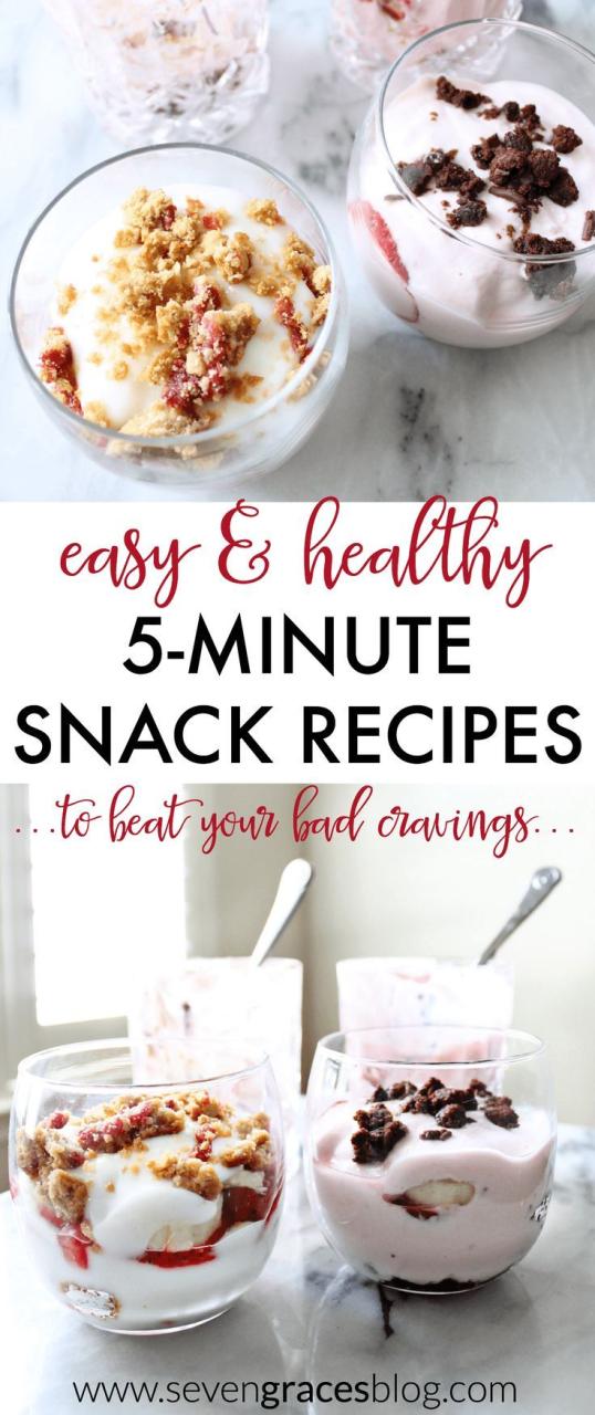 Five Healthy Snack Recipes For Adults
