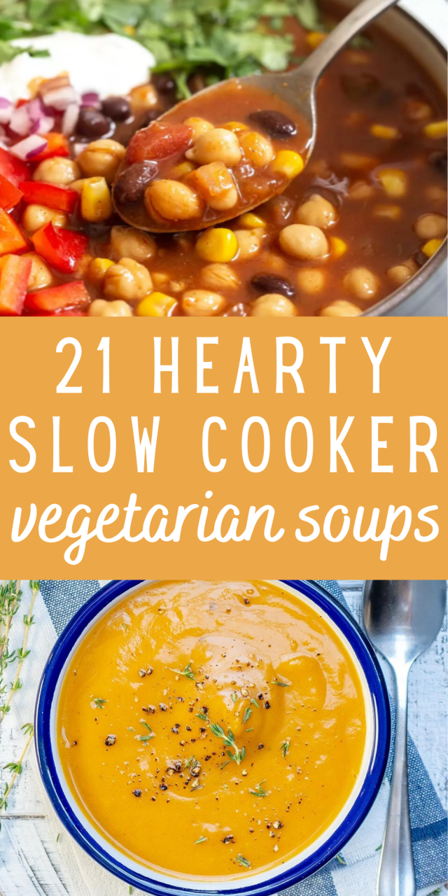Easy Vegetarian Crockpot Soup Recipes