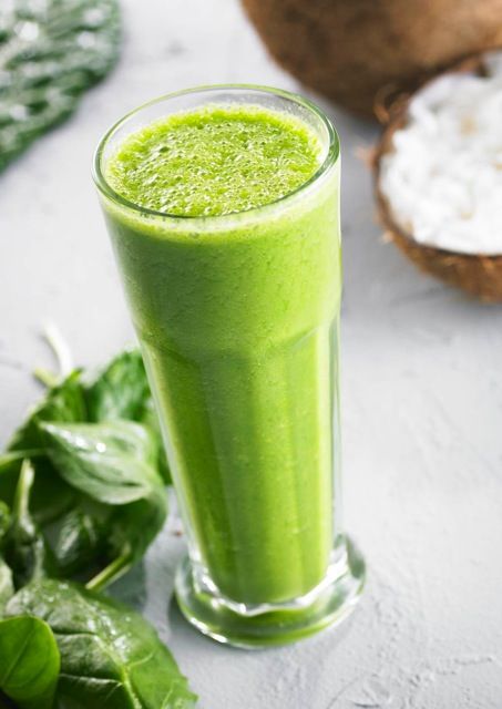 Green Smoothie Recipe Frozen Spinach