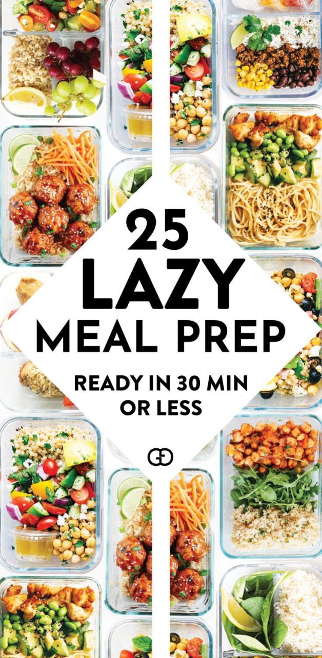 Easy Healthy Meal Prep Recipes For Lunch