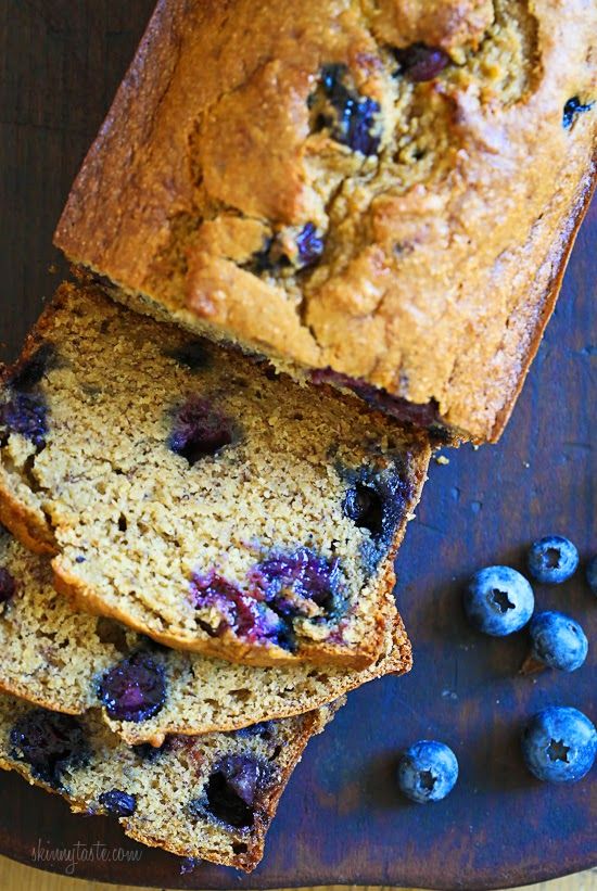 Healthy Blueberry Banana Bread With Applesauce