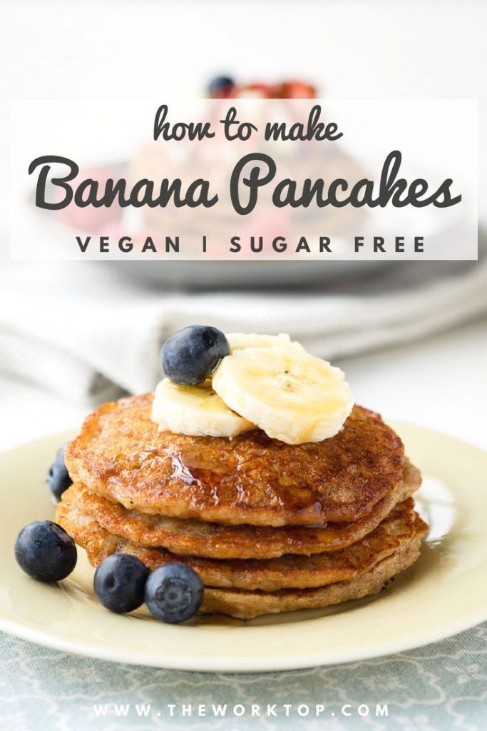 Healthy Banana Pancakes Recipe No Eggs