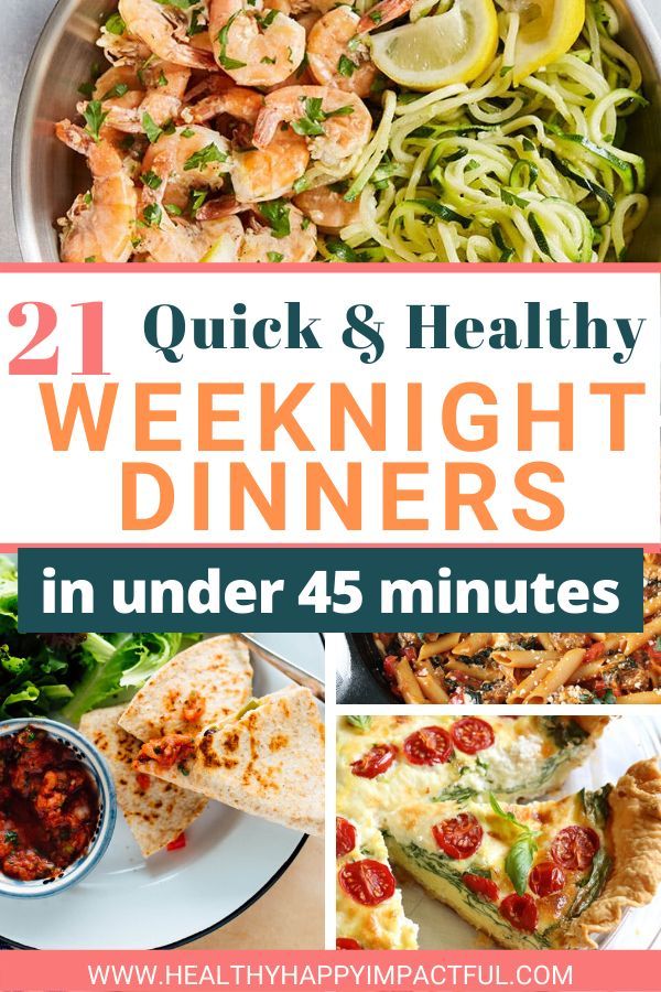 Quick Easy Healthy Family Meals