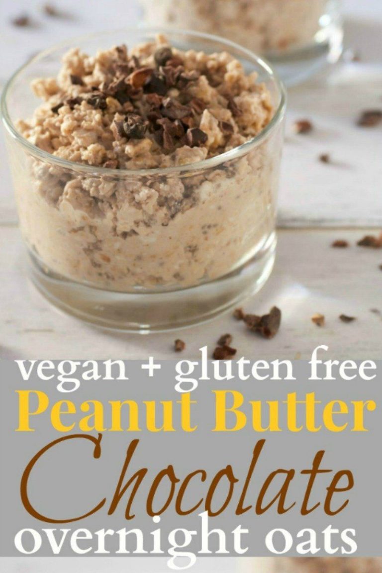 Peanut Butter Chocolate Overnight Oats Healthy