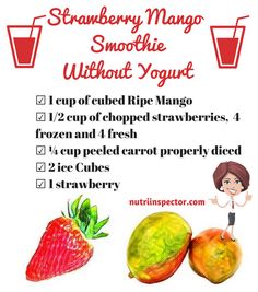 Mango Smoothies Recipe With Yogurt