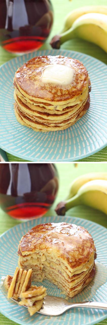 Healthy Banana Pancakes Protein Powder