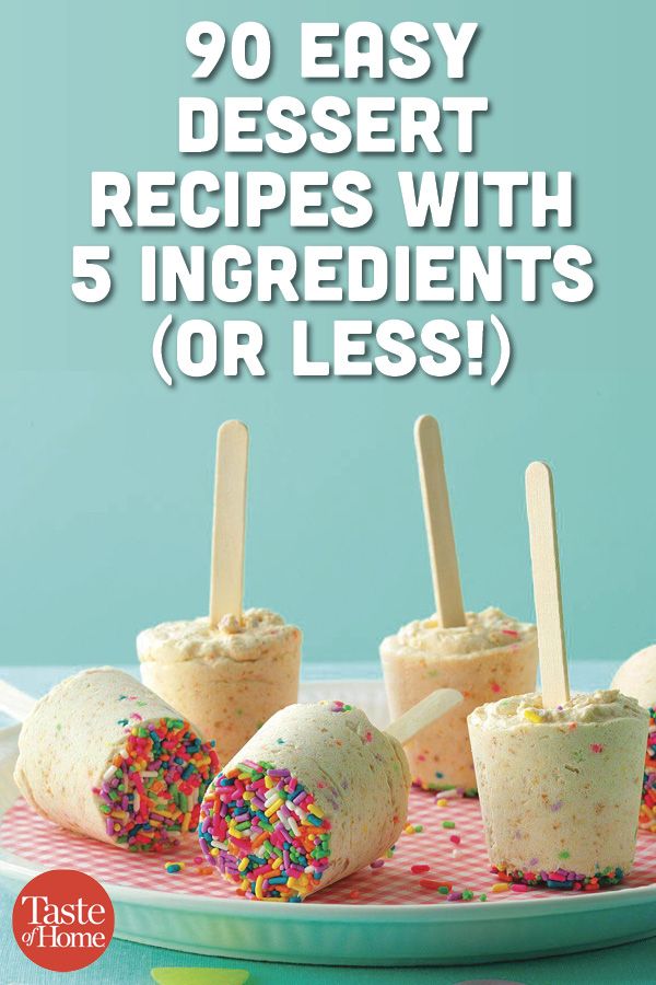Easy To Make Sweet Snacks With Little Ingredients