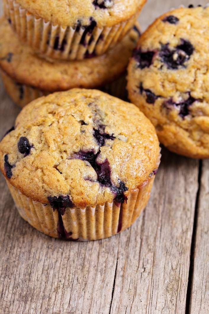 Healthy Blueberry Oatmeal Muffins With Applesauce