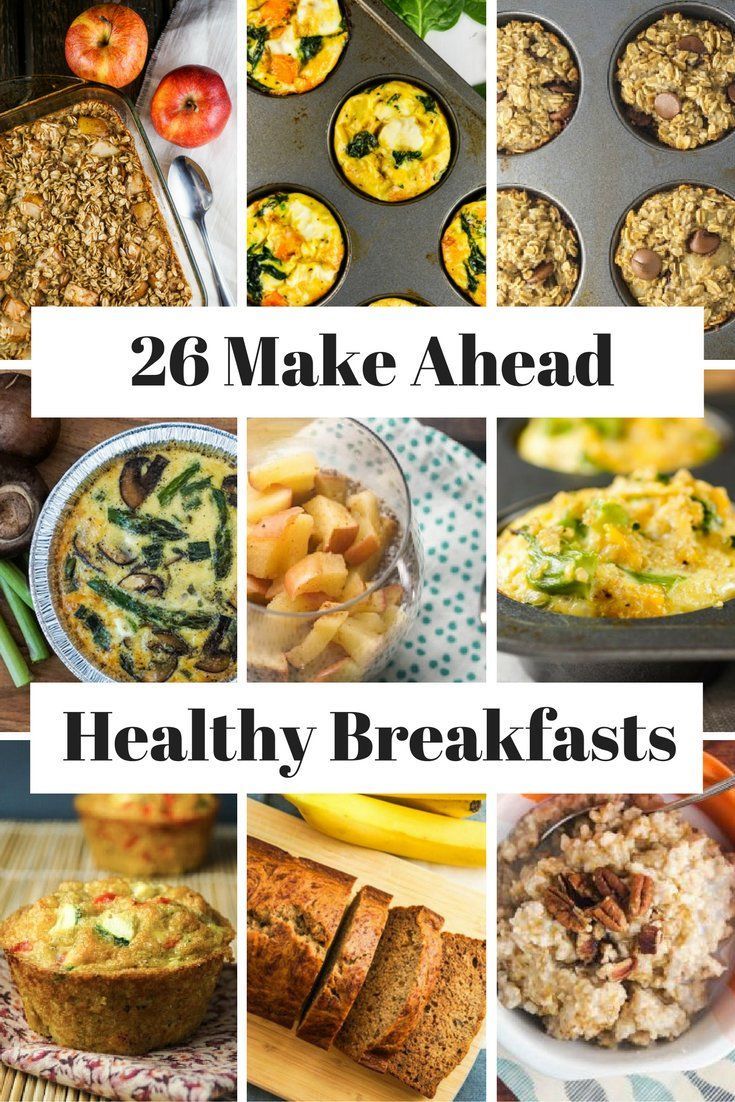 Healthy Breakfast Foods To Make Ahead