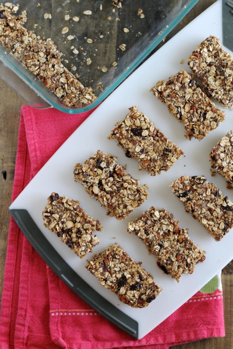 Healthy Granola Bar Recipe No Added Sugar