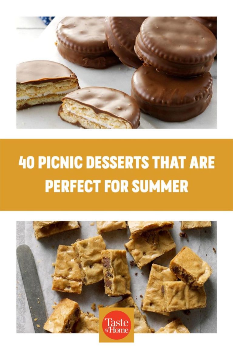 Portable Desserts For Picnics