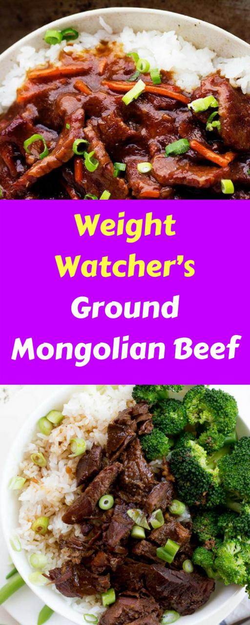 Healthy Ground Beef Recipes Weight Watchers