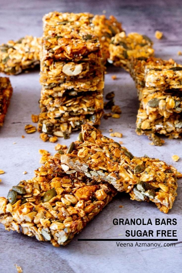 Healthy Granola Bars Without Sugar