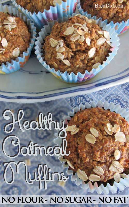 Healthy Muffin Recipe Oatmeal