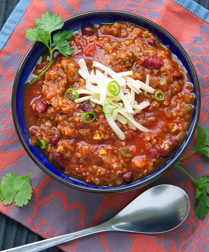 Healthy Chili Recipe With Vegetables