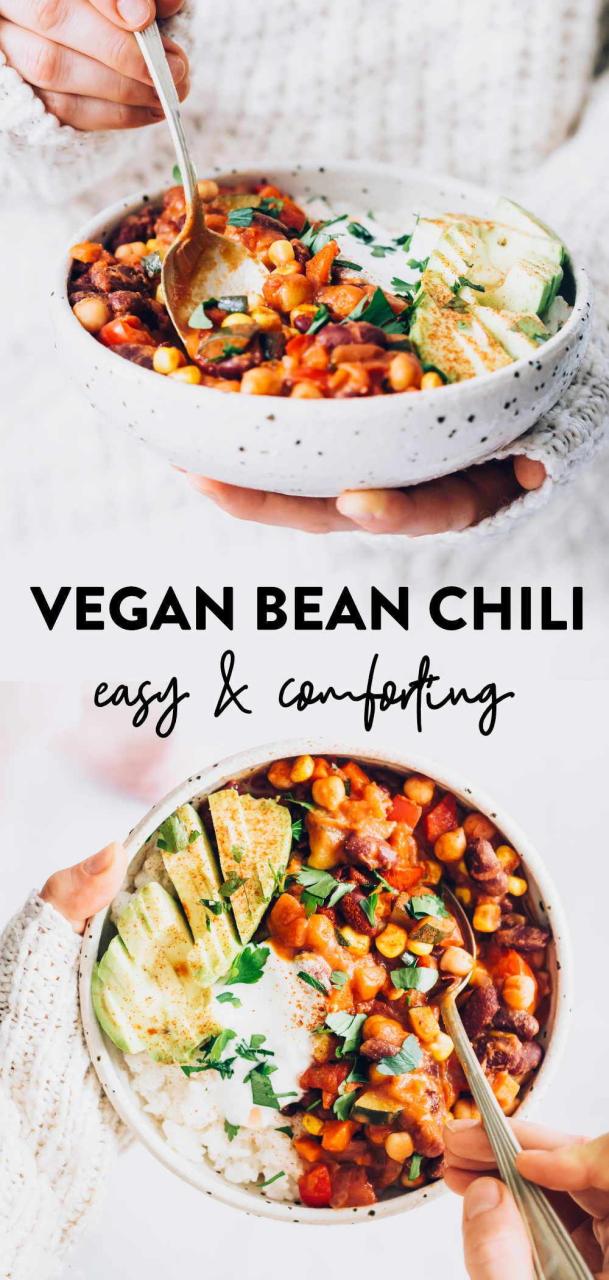 Healthy Chili Recipe Vegan