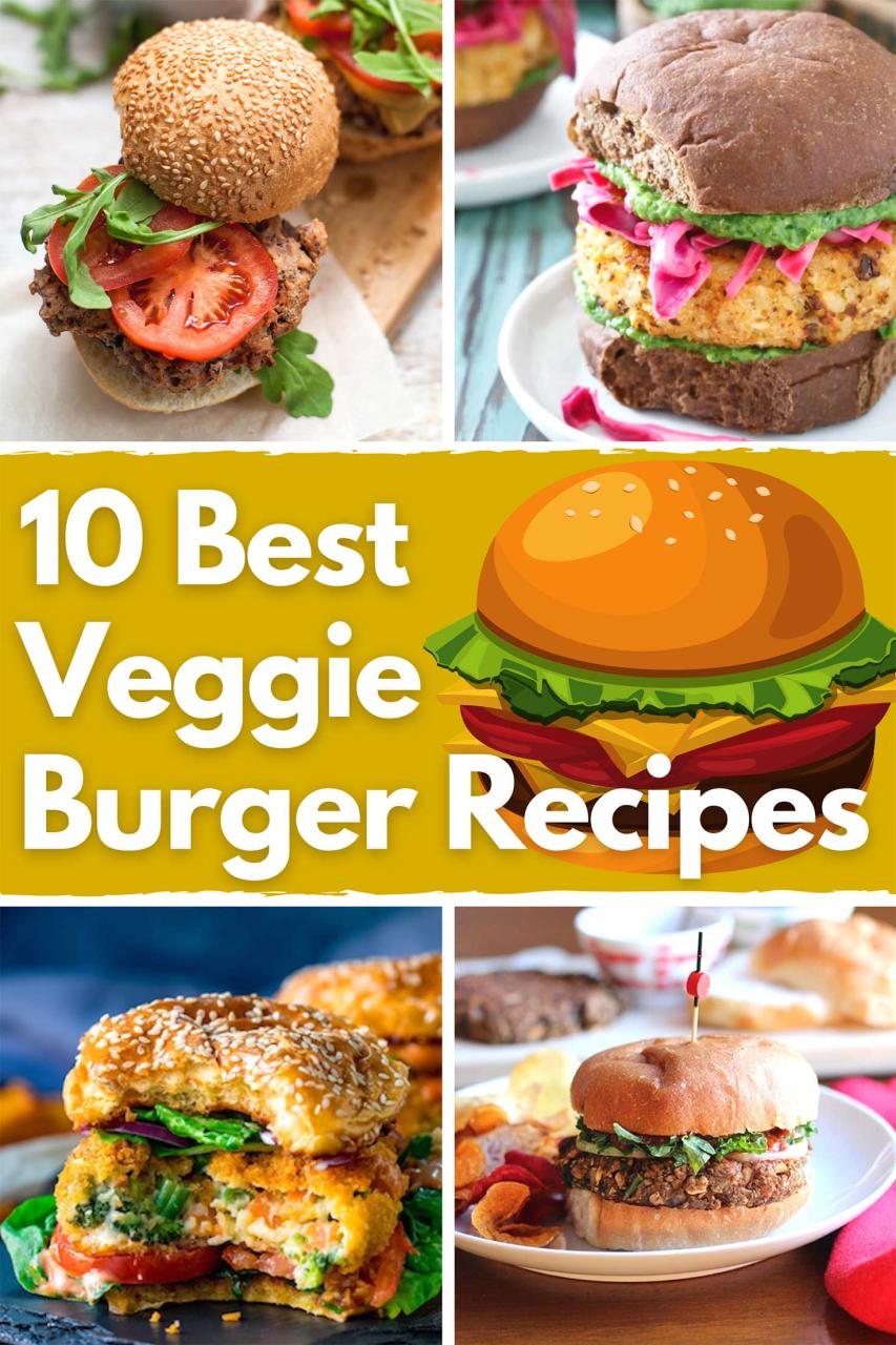 Low Cholesterol Veggie Burger Recipe