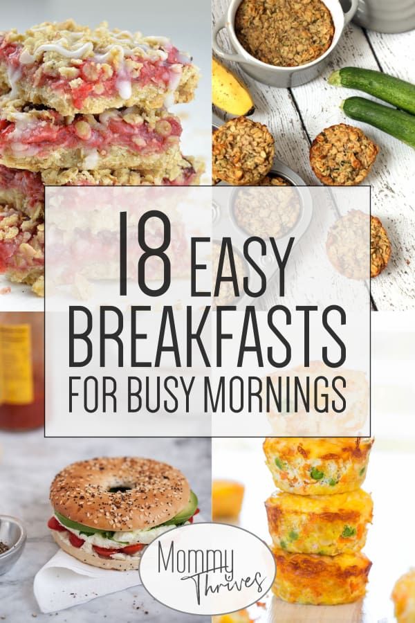 Quick Healthy Breakfasts On The Go