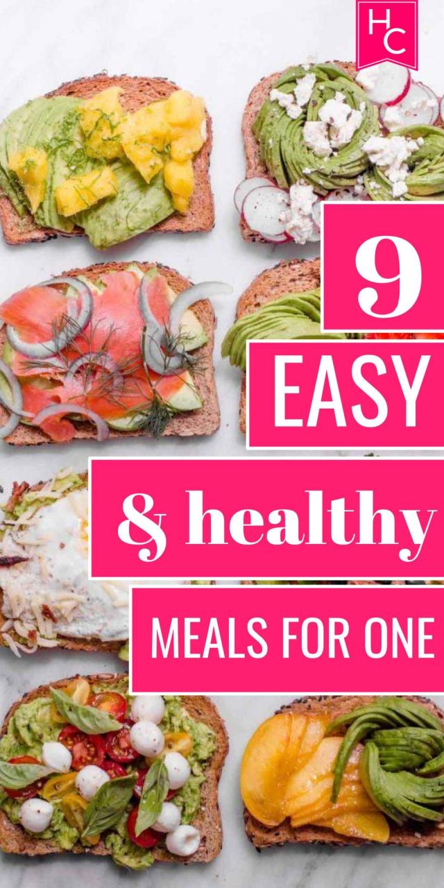 Quick Healthy Meals For One