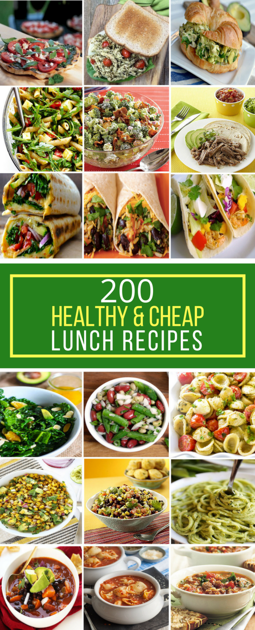 Low Fat Healthy Recipes On A Budget