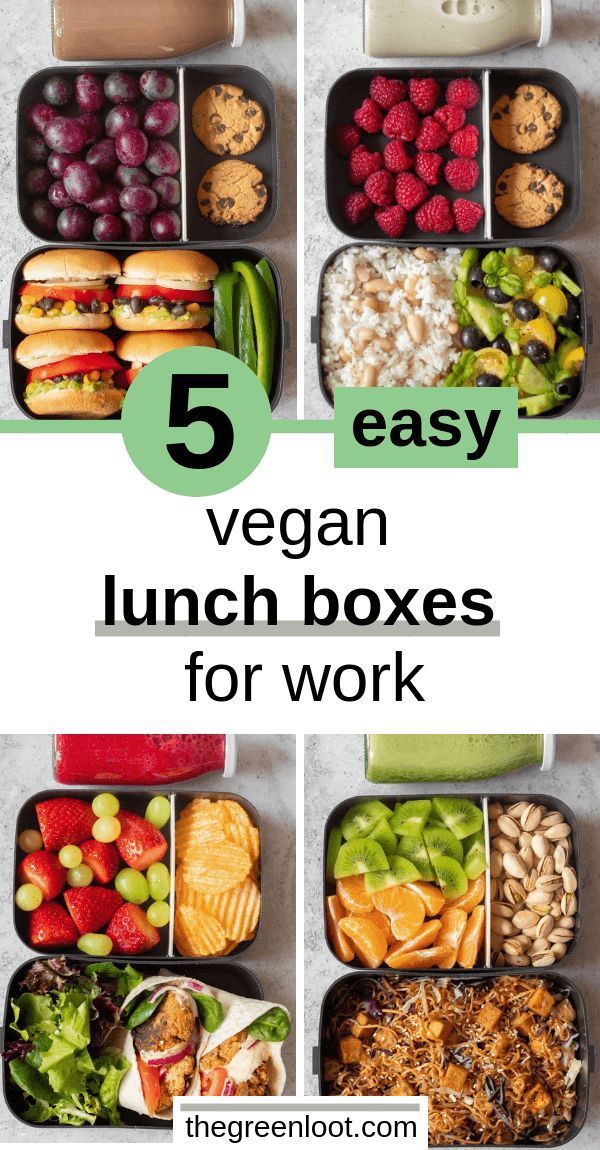Lunch Ideas For Work Vegetarian Healthy