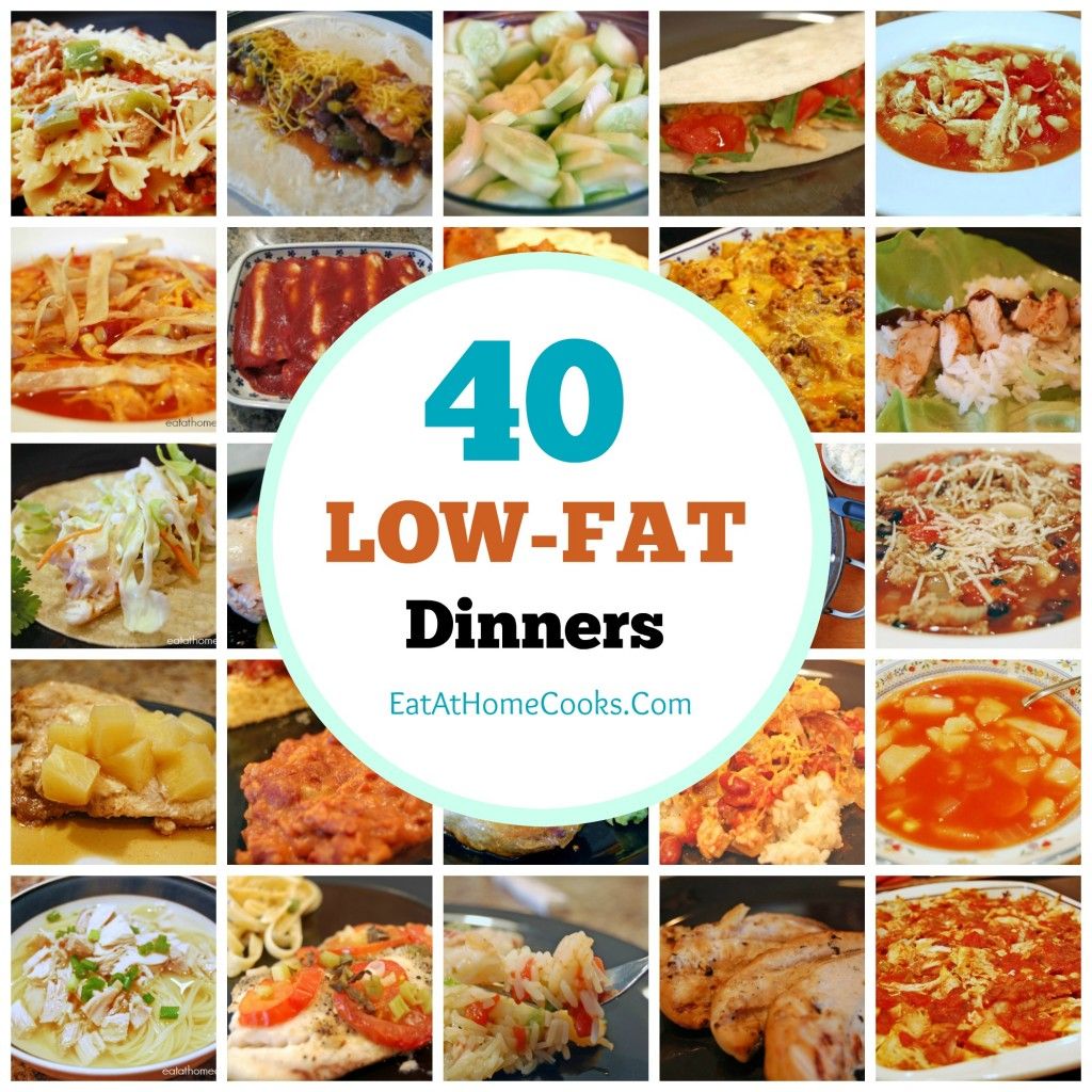 Low Fat Dishes For Dinner